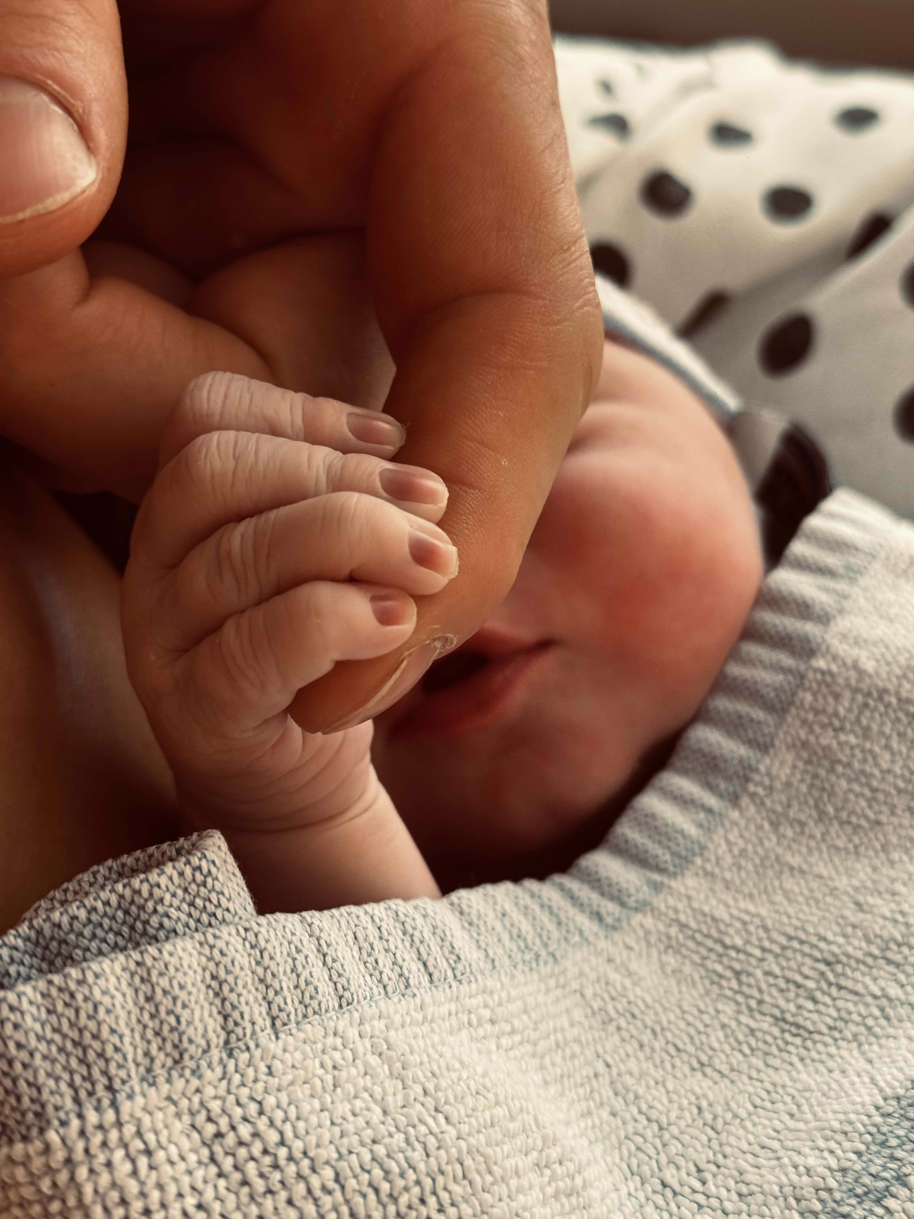 Odette Hoste, pasgeboren